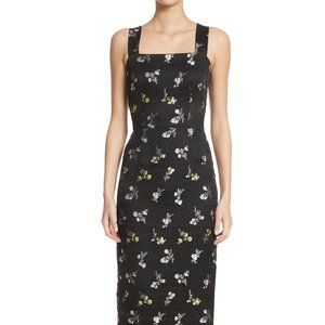 St John K12RWD2 Caviar Multi Silk Dress Sz 12 NWT